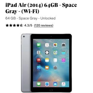 iPad Air 2, great condition with protection case